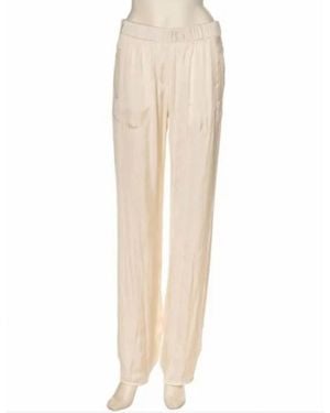 BEATE HEYMANN Satin Pants - White