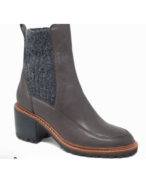 DJANGO & JULIETTE Barret Leather Chelsea Boot - Gray
