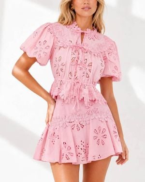 SOFIA The Label Island Blossom Skirt Set - Pink