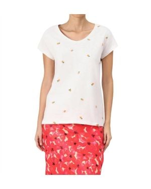FABIENNE CHAPOT Phil Round Print T-Shirt - White