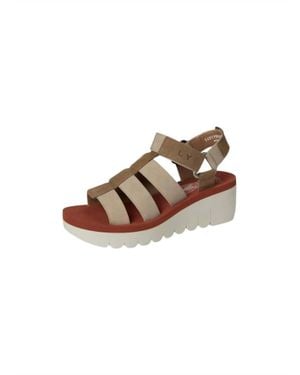 Fly London Strappy Wedge Sandals - Brown