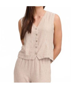 B.Young Quiet Afternoon Vest - Brown