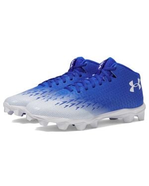 Under Armour Spotlight Fran Rm 4.0 Team Royal Football Cleats Hawk3362 - Blue