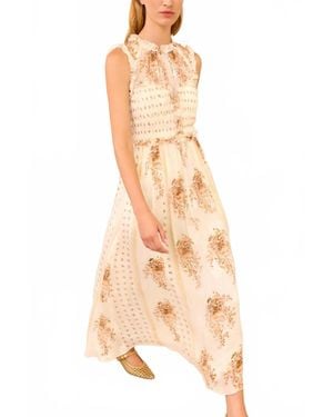 Ulla Johnson Kasia Sleeveless Midi Dress - Natural