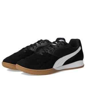 PUMA King Top It 107349-01 Suede Indoor Court Shoes Zogg3490 - Black