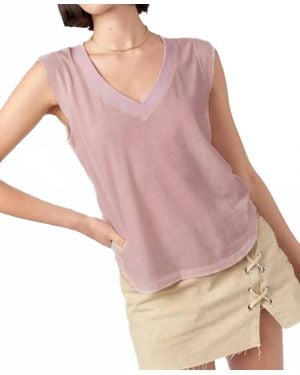 Project Social T Rue V-Neck Tank Top - Pink