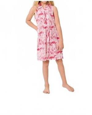 Lilly Pulitzer Mini Arley Sleeveless Dress - Red