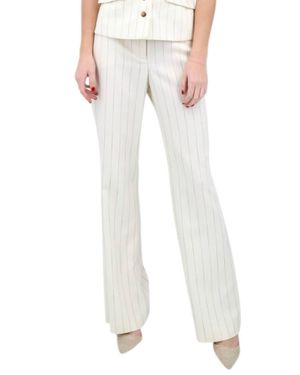 Iris Setlakwe Striped Wide Leg Pants - White