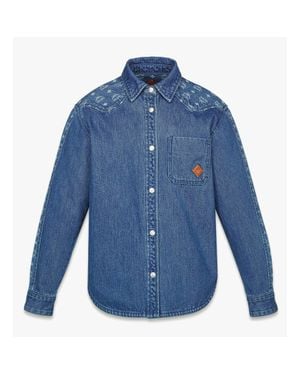 MCM Monogram Jacket - Blue
