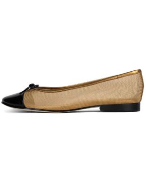 Jeffrey Campbell Releve Mesh Ballet Flats - Natural