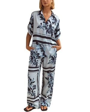 LEON GORI Shirt & Pant Set - Blue