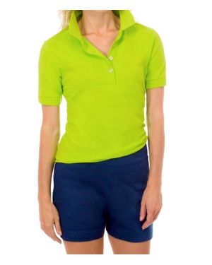 Gretchen Scott Gripe Less Short Sleeve Polo Shirt - Green