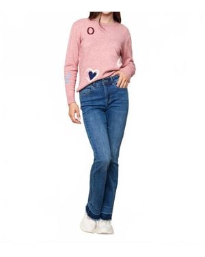 Charlie b Solid Denim Flare Jean - Blue