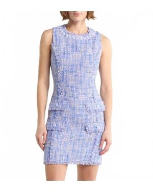 Cinq À Sept Lucie Boucle Ellisella Dress - Blue