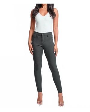 YMI Bianca Mid-Rise Skinny Jeans - Black