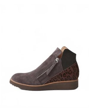 DJANGO & JULIETTE Ossha Leather Ankle Boots - Brown