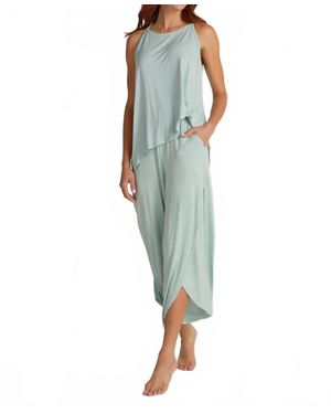 Faceplant Dreams Bamboo Tulip Pants - Green
