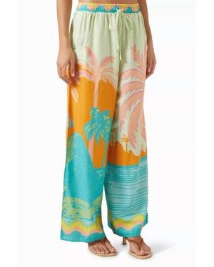 Maaji Ophelia Wide Leg Pants - Blue