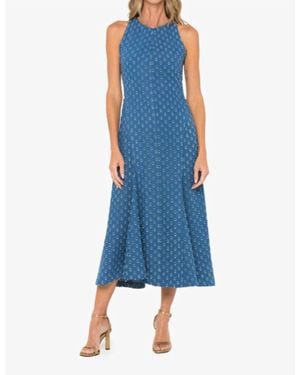 JBQ Brynn Midi Dress - Blue