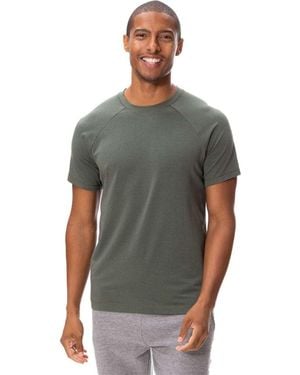 Threadfast Apparel Impact Raglan T-Shirt - Gray