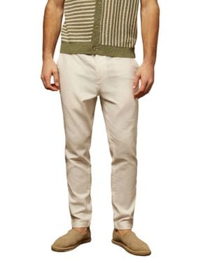 Onia Stretch Linen Traveler Pant - Natural
