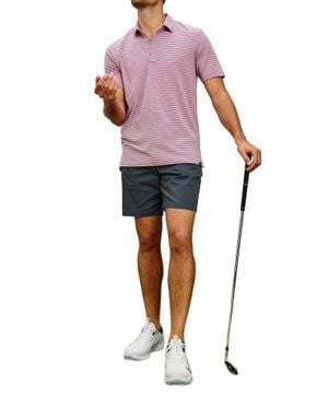 Rails Merced Golf Polo Shirt - Pink