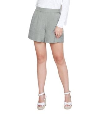 Renuar Linen Short - Gray