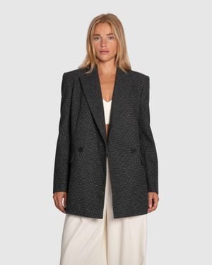 Belle & Bloom Big Brother Talk Blazer - Black