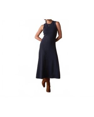 The Normal Brand Vintage Thermal Midi Dress - Black