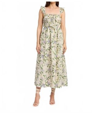 En Saison Charleston Midi Dress - Natural