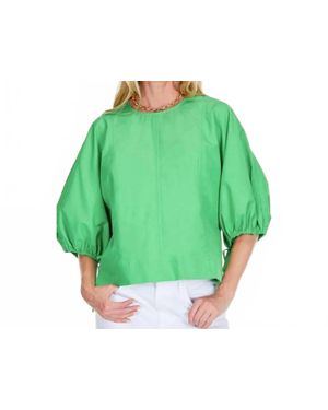 J joy Gored Top - Green