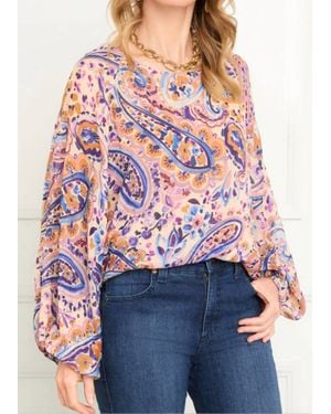 Karen Kane Blouson Top - Red