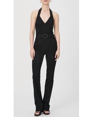 PAIGE Manhattan Halter Jumpsuit - Black