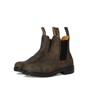 Blundstone Bl1351 Boots Rustic Leather Ankle Chelsea Zogg3550 - Black