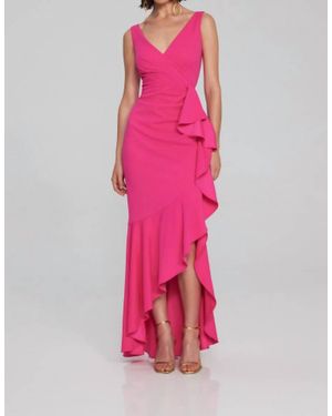 Joseph Ribkoff Trumpet Gown - Pink