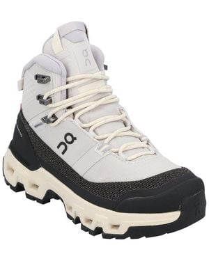 On Shoes Cloudrock Trek Waterproof Canvas Sneaker - White