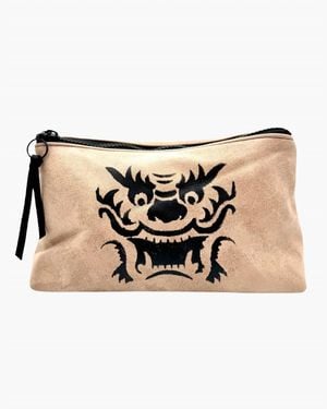 Lynn Tallerico Mahjong Tile Bag - Natural