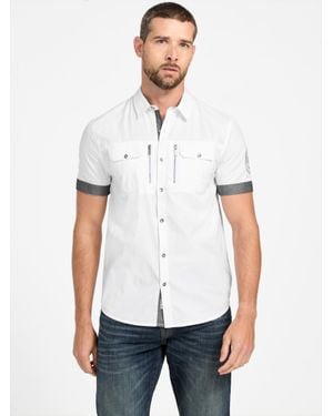 Guess Edward Woven Shirt - White