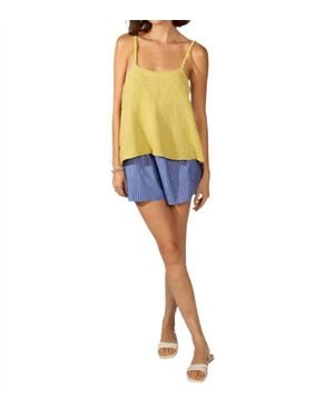 Loup Charmant Knitted Scoop Tank Top - Blue