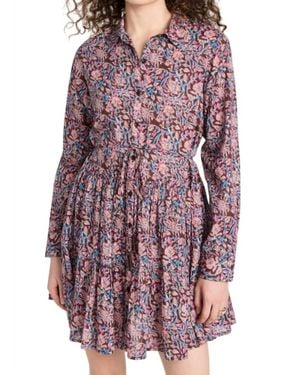 Apiece Apart Anna Shirt Dress - Red