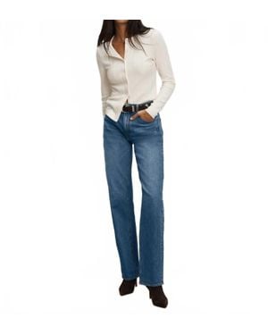Veronica Beard Harley Arc-Leg Jeans - Blue