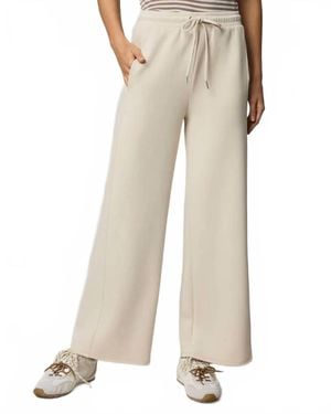 Splendid Scubasoft Wide Leg Pants - Natural