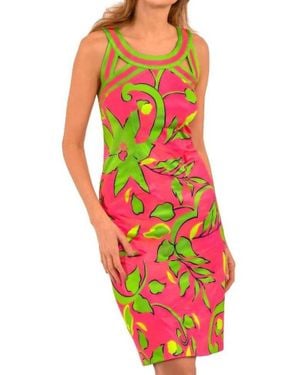 Gretchen Scott Isosceles Full Bloom Dress - Multicolor