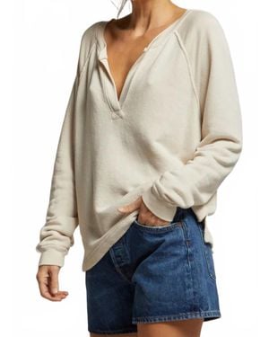 PERFECTWHITETEE Smith Long Sleeve Top - Blue