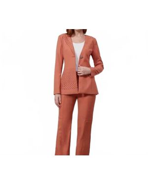 Carlisle Asymmetrical Patio Jacket - Red