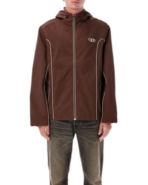 DIESEL J-Hives Sporty Jacket - Brown