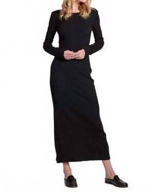 Chaser Brand Luna Licorice Maxi Dress - Black