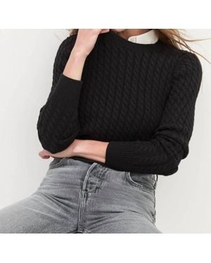 FAVORITE DAUGHTER Feel Good Sweater - Black