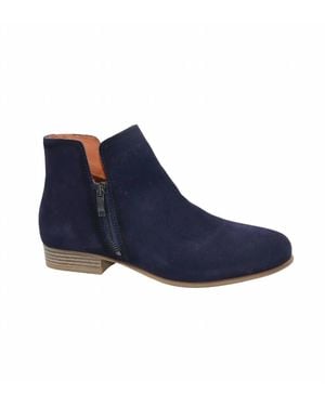 Eric Michael Isabella Low Ankle Boots - Blue