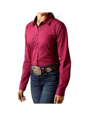 Ariat Kirby Long Sleeve Shirt - Red